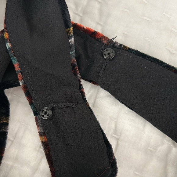 J. Crew Black and Red Plaid Scoop Neck Tank Top - Picture 6 of 6